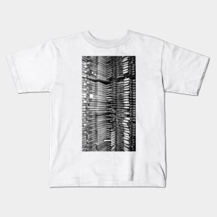 Vibration - B+ W version Magpie Springs - Adelaide Hills Wine Region - Fleurieu Peninsula - South Australia Kids T-Shirt